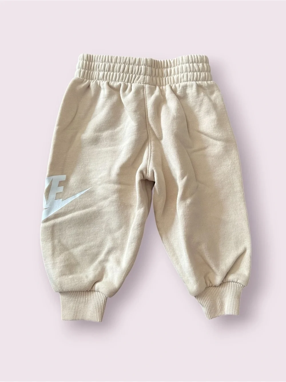 Nike Toddler Beige Hoodie & Sweatpants Set Size 12 Months
